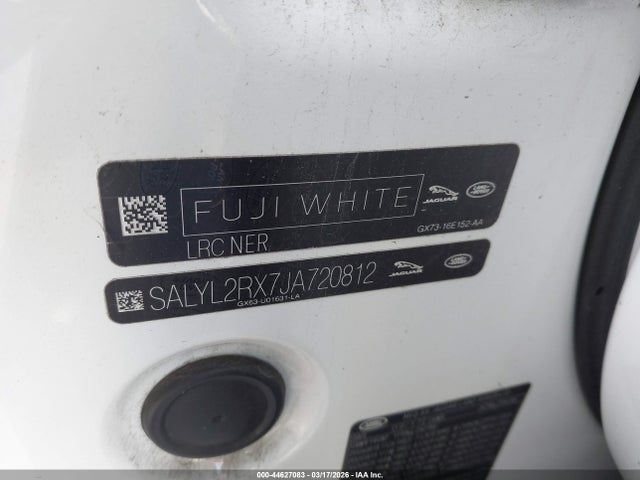 SALYL2RX7JA720812 Land Rover Range Rover Velar P250 Se R-dynamic