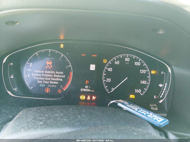 2020 Honda Accord Ex მანქანა იყიდება აუქციონზე, vin: 1HGCV1F40LA059886, აუქციონის ნომერი: 44627248