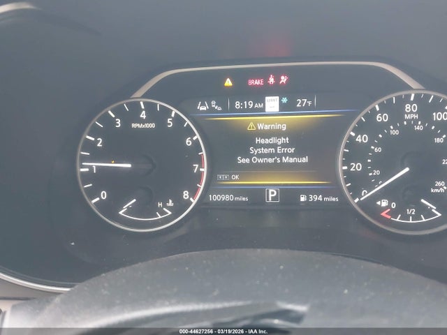 1N4AA6AV9KC372958 Nissan Maxima 3.5 Platinum