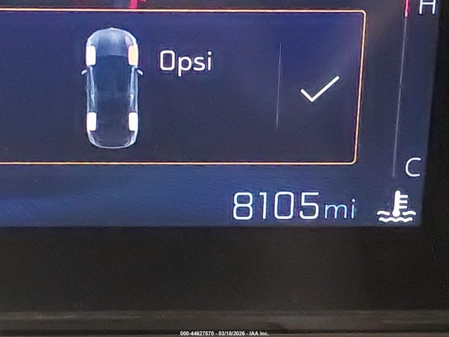 44627570 :رقم المزاد ، KL77LHEP0SC278440 vin ، 2025 Chevrolet Trax Fwd Lt مزاد بيع