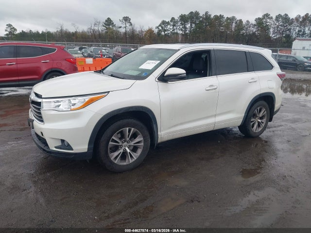 Toyota Highlander Xle V6 2014 5TDJKRFH2ES020786 Image 2