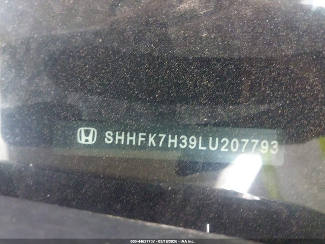 Honda Civic Lx 2020 SHHFK7H39LU207793 Image 9
