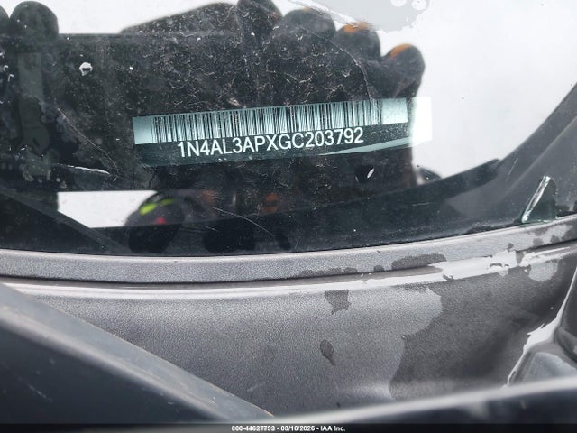 2016 Nissan Altima მანქანა იყიდება აუქციონზე, vin: 1N4AL3APXGC203792, აუქციონის ნომერი: 44627793
