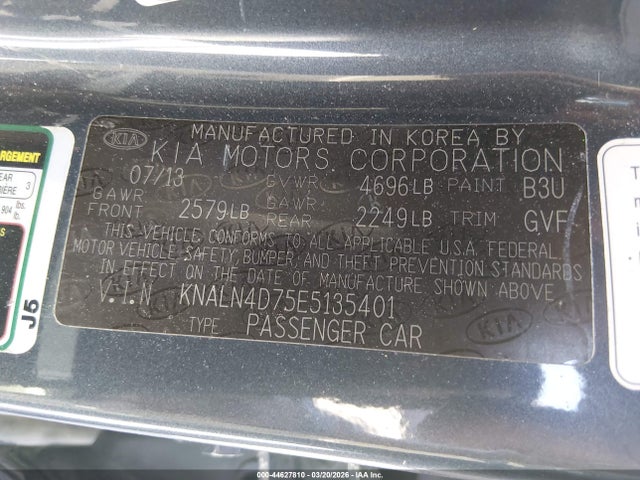 KIA Cadenza Premium 2014 KNALN4D75E5135401 Image 9