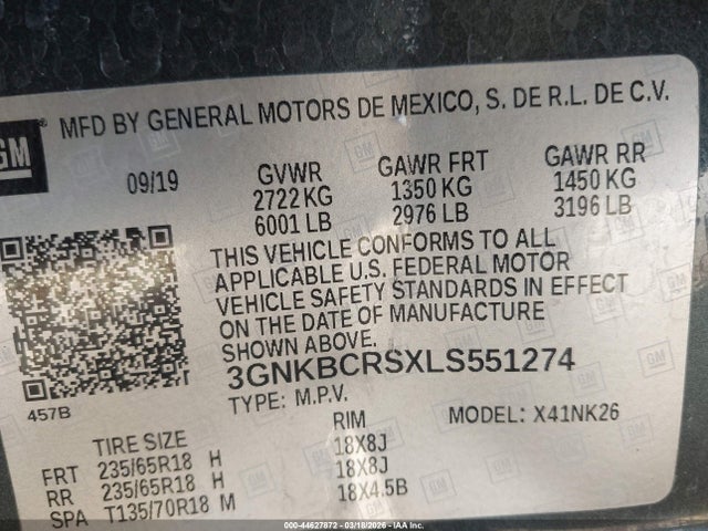 Chevrolet Blazer Fwd 2lt 2020 3GNKBCRSXLS551274 Image 9