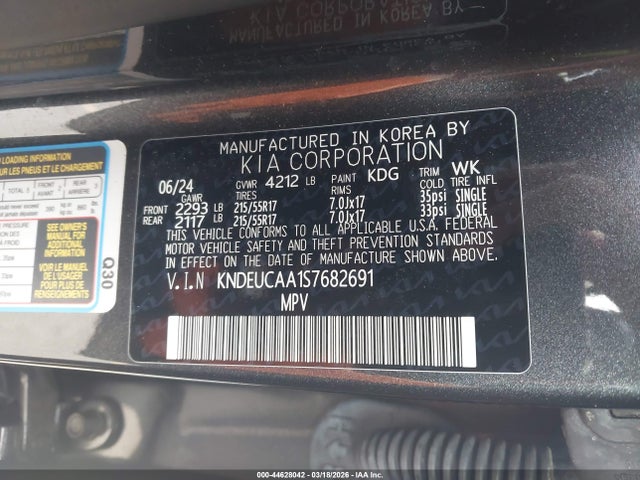 Продаж на аукціоні авто 2025 Kia Seltos S, vin: KNDEUCAA1S7682691, номер лоту: 44628042