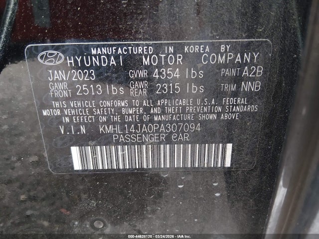 2023 HYUNDAI SONATA KMHL14JA0PA307094 Photo 8