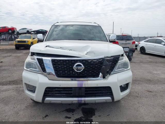 2017 Nissan Armada Platinum მანქანა იყიდება აუქციონზე, vin: JN8AY2NC5H9508519, აუქციონის ნომერი: 44628173