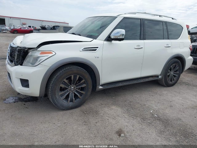 2017 Nissan Armada Platinum მანქანა იყიდება აუქციონზე, vin: JN8AY2NC5H9508519, აუქციონის ნომერი: 44628173