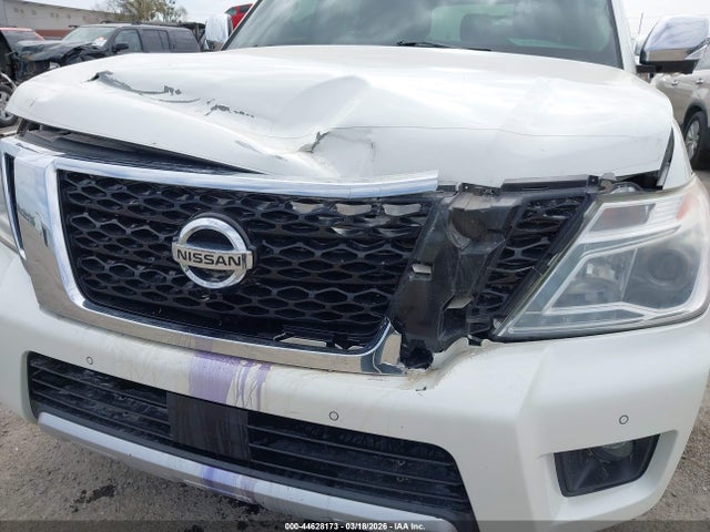 2017 Nissan Armada Platinum მანქანა იყიდება აუქციონზე, vin: JN8AY2NC5H9508519, აუქციონის ნომერი: 44628173