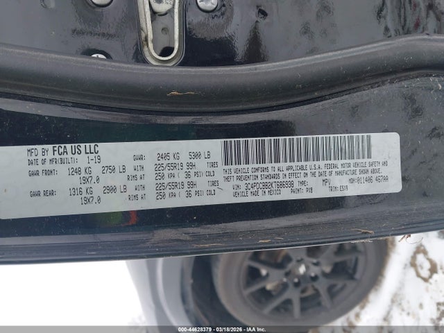 Aukcja sprzedaży 2019 Dodge Journey Se, vin: 3C4PDCBB2KT686938, numer aukcji: 44628379