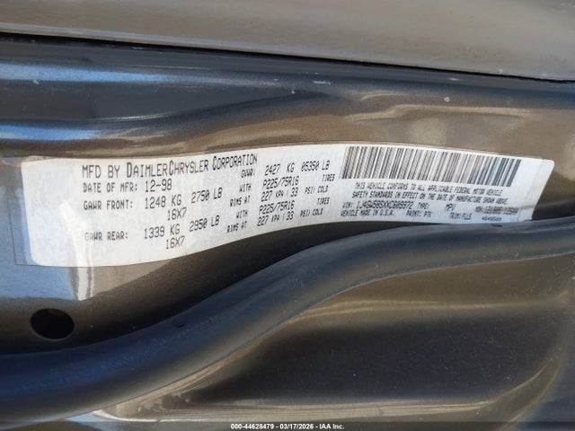 Aukcja sprzedaży 1999 Jeep Grand Cherokee Laredo, vin: 1J4GW58SXXC609972, numer aukcji: 44628479
