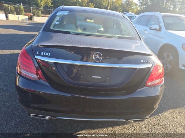 2017 Mercedes-benz C 300 4matic მანქანა იყიდება აუქციონზე, vin: 55SWF4KBXHU206954, აუქციონის ნომერი: 44628545