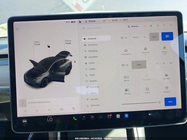 Aukcja sprzedaży 2021 Tesla Model Y Long Range Dual Motor All-wheel Drive, vin: 5YJYGDEE8MF096400, numer aukcji: 44628634