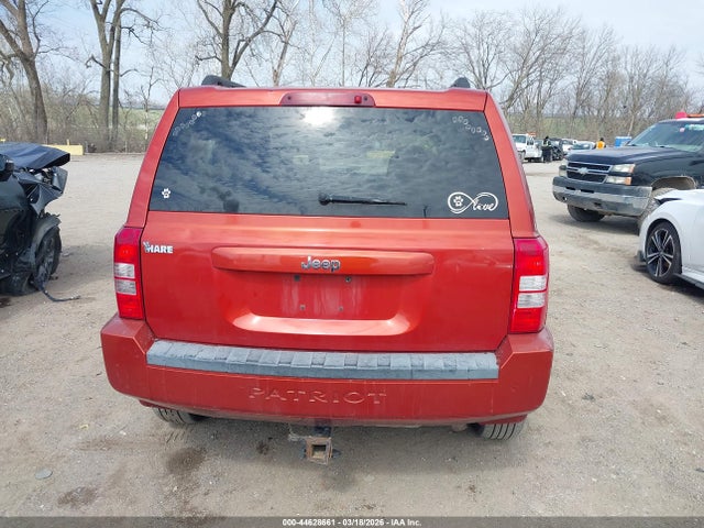 44628661 :رقم المزاد ، 1J8FT28018D722267 vin ، 2008 Jeep Patriot Sport مزاد بيع