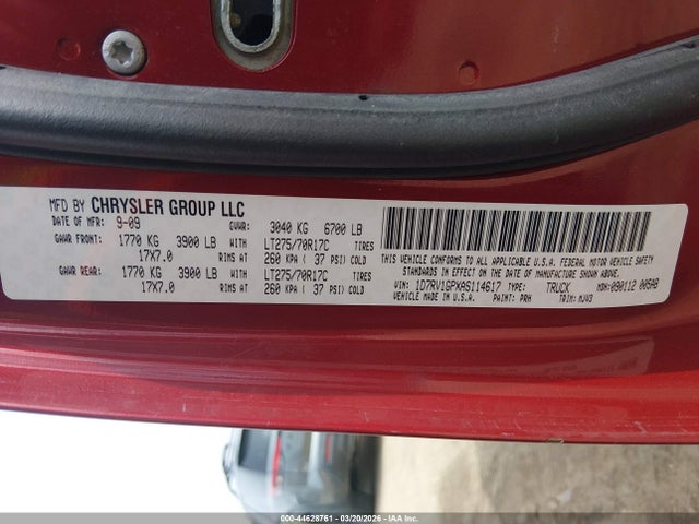 Продаж на аукціоні авто 2010 Dodge Ram 1500 Slt/sport/trx, vin: 1D7RV1GPXAS114617, номер лоту: 44628761