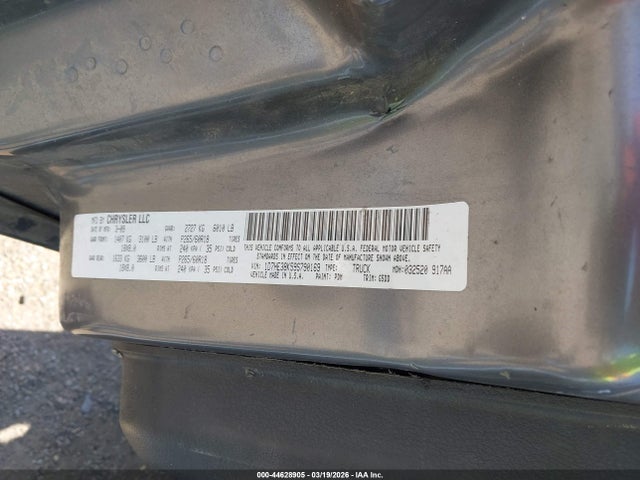 44628905 :رقم المزاد ، 1D7HE38K59S790169 vin ، 2009 Dodge Dakota Bighorn/lonestar مزاد بيع