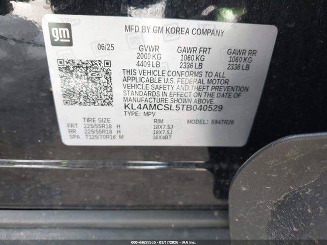 Продаж на аукціоні авто 2026 Buick Encore Gx Preferred Awd, vin: KL4AMCSL5TB040529, номер лоту: 44628935