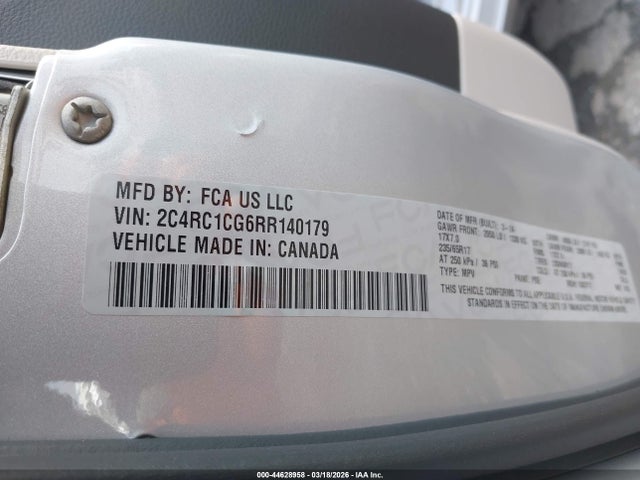Продаж на аукціоні авто 2024 Chrysler Voyager Lx, vin: 2C4RC1CG6RR140179, номер лоту: 44628958