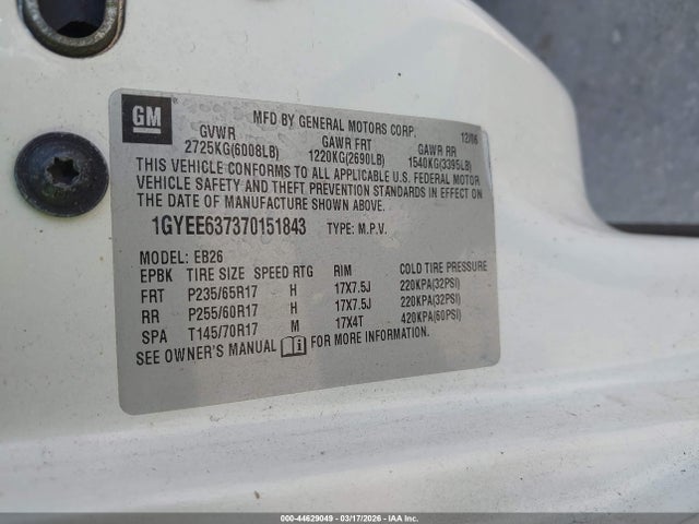 2007 CADILLAC SRX 1GYEE637370151843 Photo 8