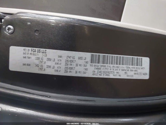 44629092 :رقم المزاد ، 2C4RC1BG2KR627578 vin ، 2019 Chrysler Pacifica Touring L مزاد بيع