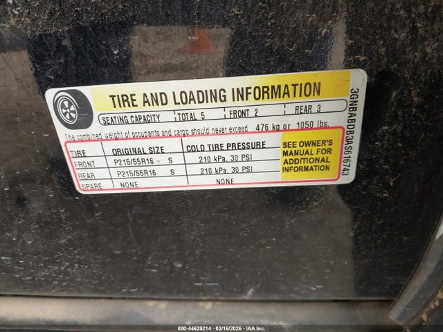 2010 CHEVROLET HHR 3GNBABDB3AS616743 Photo 8