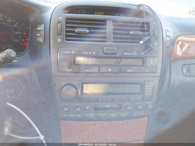 44629240 :رقم المزاد ، JTHBN30F320081562 vin ، 2002 Lexus Ls 430 مزاد بيع