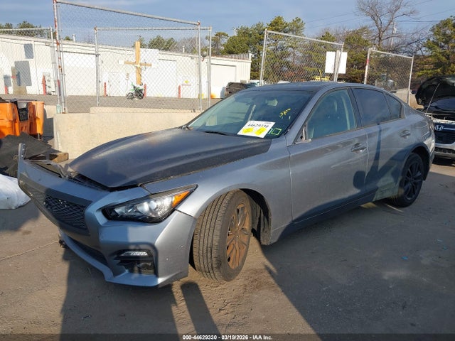 44629330 :رقم المزاد ، JN1BV7AR8FM412168 vin ، 2015 Infiniti Q50 Premium مزاد بيع