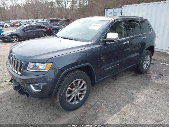 2016 Jeep Grand Cherokee Limited მანქანა იყიდება აუქციონზე, vin: 1C4RJFBG3GC348692, აუქციონის ნომერი: 44629372