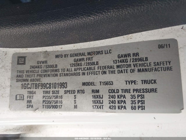 2012 CHEVROLET COLORADO 1GCJTBF99C8101993 Photo 8