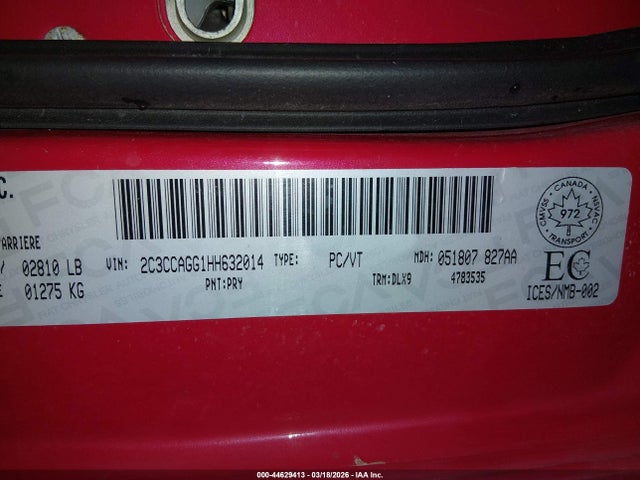 Aukcja sprzedaży 2017 Chrysler 300 S, vin: 2C3CCAGG1HH632014, numer aukcji: 44629413