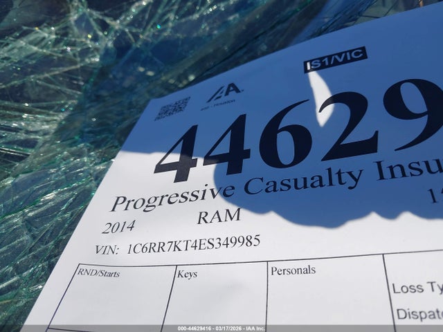44629416 :رقم المزاد ، 1C6RR7KT4ES349985 vin ، 2014 Ram 1500 Express مزاد بيع