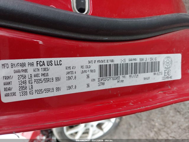 2015 DODGE JOURNEY 3C4PDDFG7FT633055 Photo 8