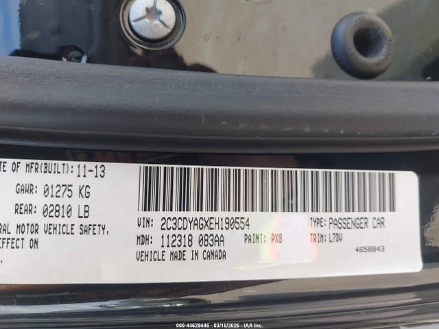Продаж на аукціоні авто 2014 Dodge Challenger Sxt, vin: 2C3CDYAGXEH190554, номер лоту: 44629446