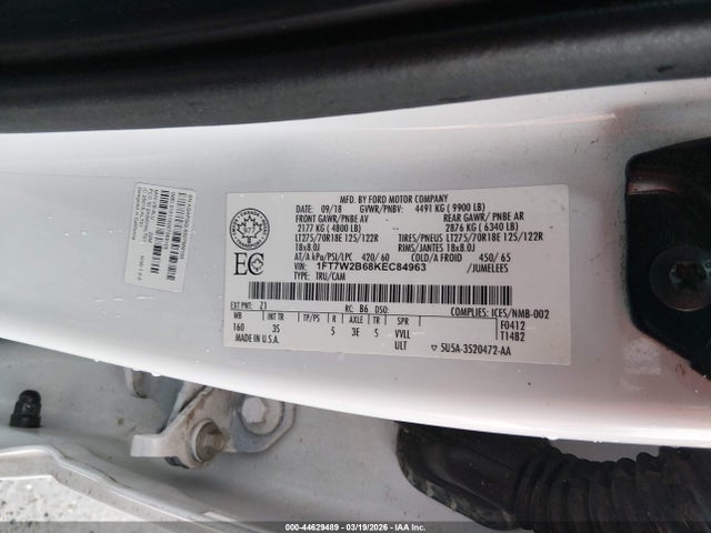 1FT7W2B68KEC84963 Ford F-250 Xlt