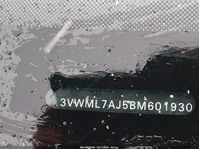 Aukcja sprzedaży 2011 Volkswagen Jetta Sportwagen 2.0l Tdi, vin: 3VWML7AJ5BM601930, numer aukcji: 44629760