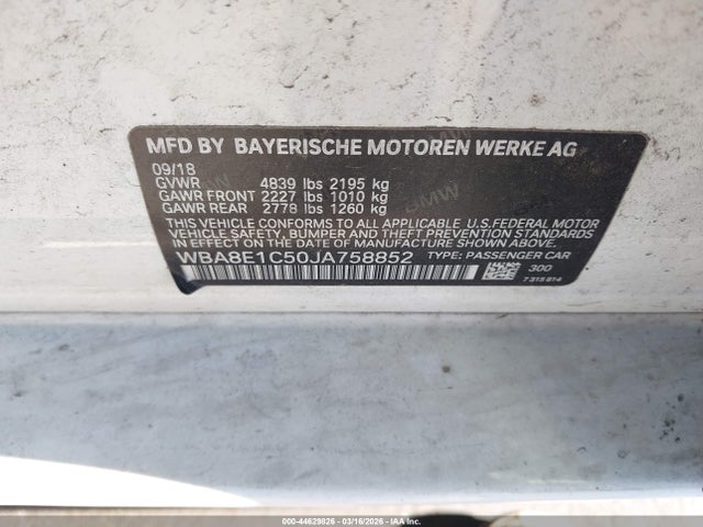 2018 BMW 330E WBA8E1C50JA758852 Photo 8