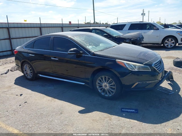2015 Hyundai Sonata Limited მანქანა იყიდება აუქციონზე, vin: 5NPE34AF7FH143885, აუქციონის ნომერი: 44629895