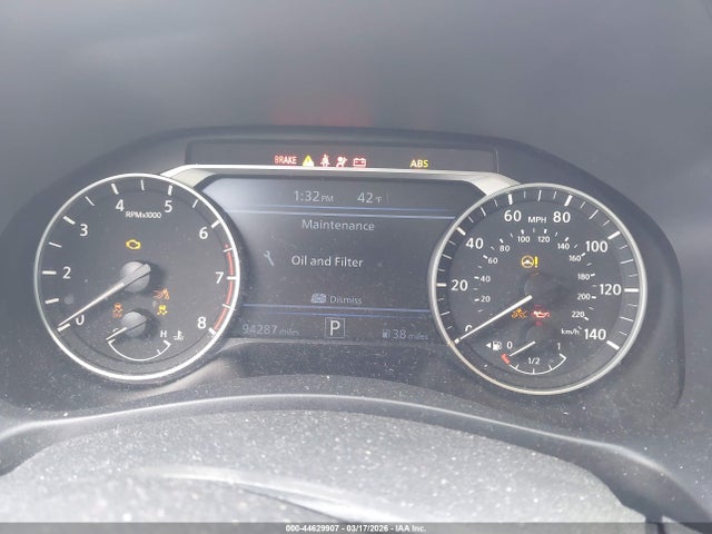 44629907 :رقم المزاد ، 1N4BL4CV2NN416212 vin ، 2022 Nissan Altima Sr Fwd مزاد بيع