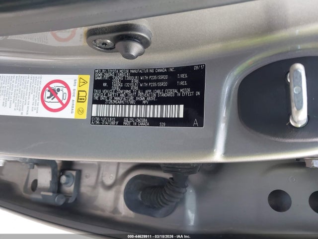 44629911 :رقم المزاد ، 2T2BZMCA8HC117882 vin ، 2017 Lexus Rx 350 مزاد بيع
