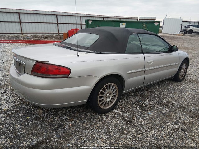 2004 Chrysler Sebring Lxi მანქანა იყიდება აუქციონზე, vin: 1C3EL55R74N385507, აუქციონის ნომერი: 44629943