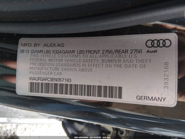 2014 AUDI A6 WAUFGAFC3EN057183 Photo 8