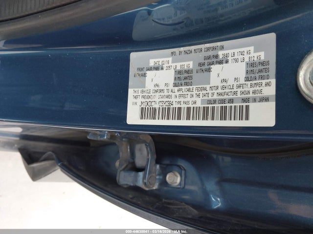Aukcja sprzedaży 2018 Mazda Cx-3 Touring, vin: JM1DKDC78J0330384, numer aukcji: 44630041