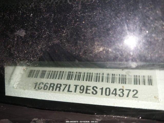 Aukcja sprzedaży 2014 Ram 1500 Slt, vin: 1C6RR7LT9ES104372, numer aukcji: 44630070