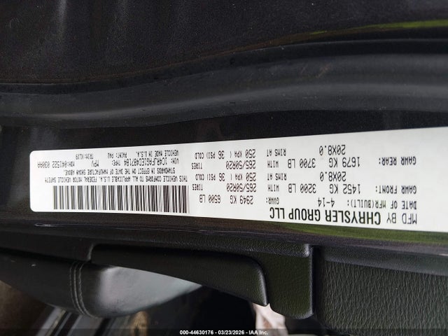 Aukcja sprzedaży 2014 Jeep Grand Cherokee Altitude, vin: 1C4RJFAG1EC487184, numer aukcji: 44630176