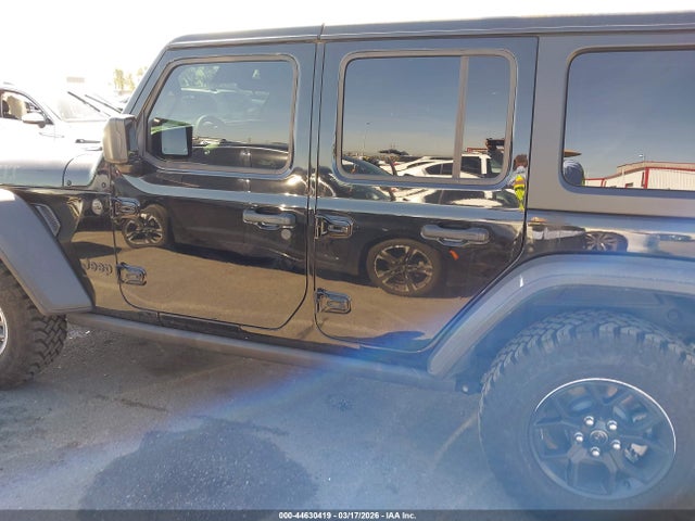 2025 Jeep Wrangler 4-door Willys 4x4 მანქანა იყიდება აუქციონზე, vin: 1C4PJXDG1SW635417, აუქციონის ნომერი: 44630419