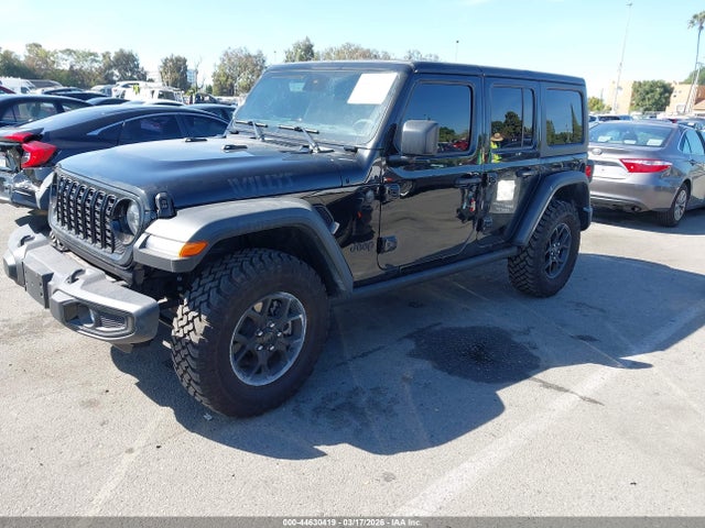 2025 Jeep Wrangler 4-door Willys 4x4 მანქანა იყიდება აუქციონზე, vin: 1C4PJXDG1SW635417, აუქციონის ნომერი: 44630419