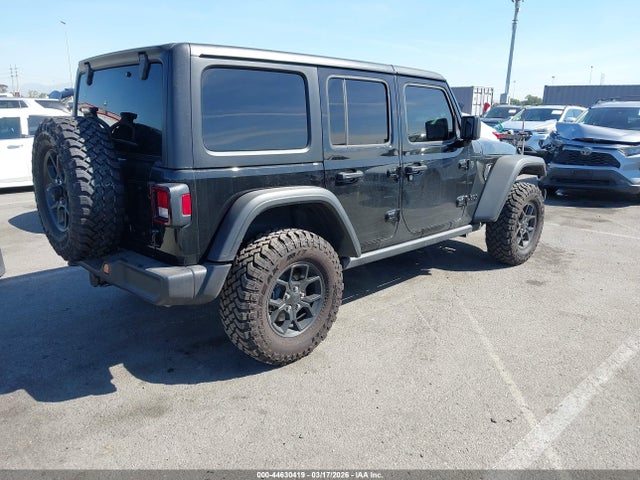 2025 Jeep Wrangler 4-door Willys 4x4 მანქანა იყიდება აუქციონზე, vin: 1C4PJXDG1SW635417, აუქციონის ნომერი: 44630419