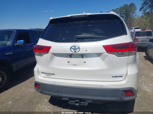 2017 Toyota Highlander Limited მანქანა იყიდება აუქციონზე, vin: 5TDYZRFH8HS234311, აუქციონის ნომერი: 44630509
