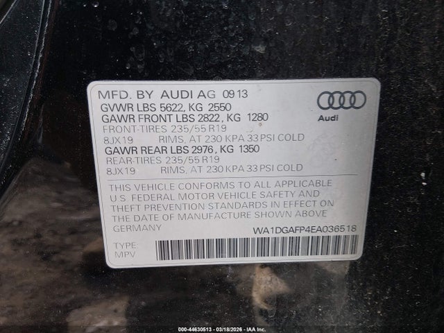 2014 AUDI Q5 WA1DGAFP4EA036518 Photo 8